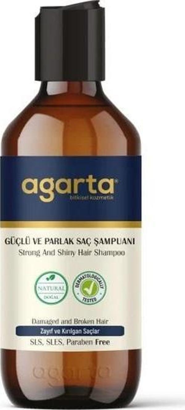 Agarta Şampuan Güçlü Ve Parlak Keratin Zayıf Kırılgan Saçlar 400 Ml - Image 1