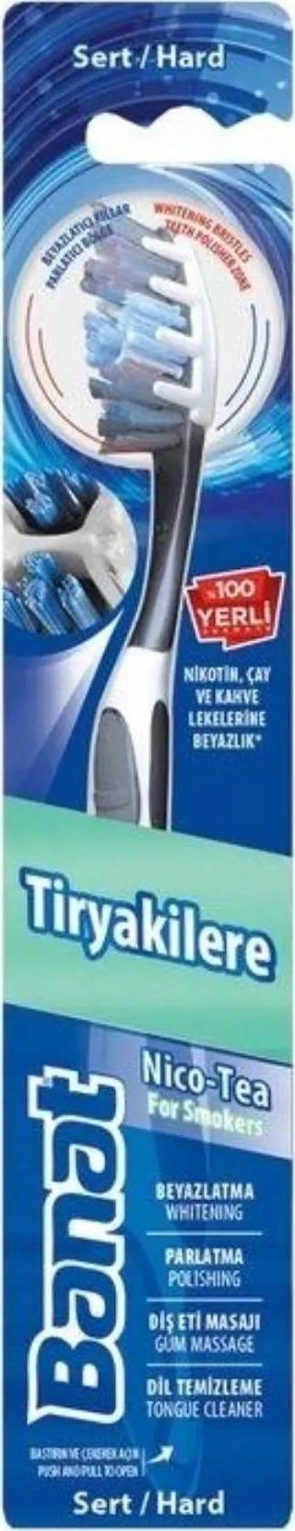 Banat Nıco Tea Diş Fırçası Sert - Image 1