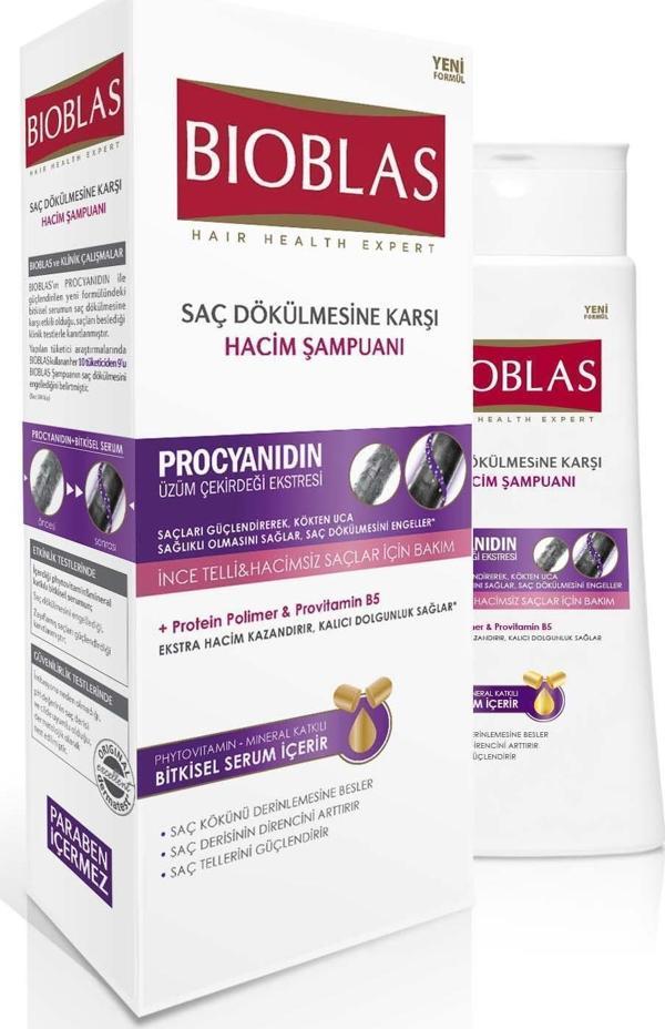Bıoblas Şampuan Hacim İnce Telli Saçlar 360 Ml - Image 1