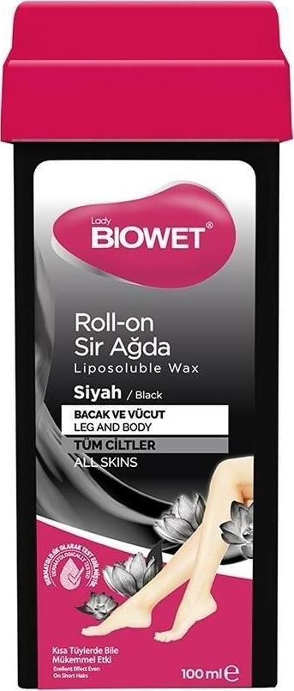 Bıowet Roll-On Sir Ağda Siyah Tüm Ciltler 100 Ml - Image 1