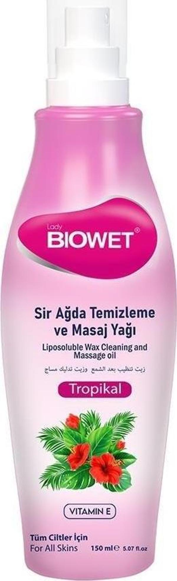 Bıowet Sir Ağda Temizleme Ve Masaj Yağı Tropikal Sprey 150 Ml - Image 1