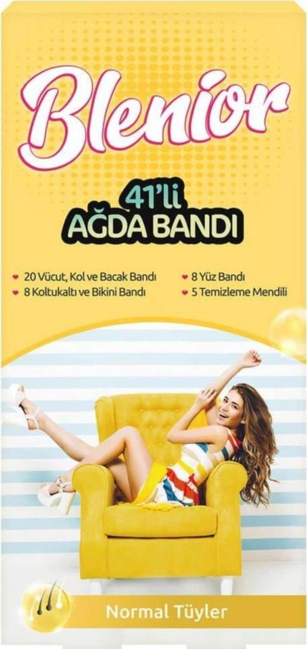 Blenior 41 Li Ağda Bandı Hepsi Bir Arada Set Normal Tüyler - Image 1
