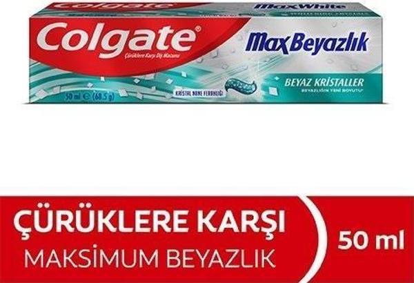 Colgate Max Whıte Beyaz Kristaller Macun 50 Ml - Image 1