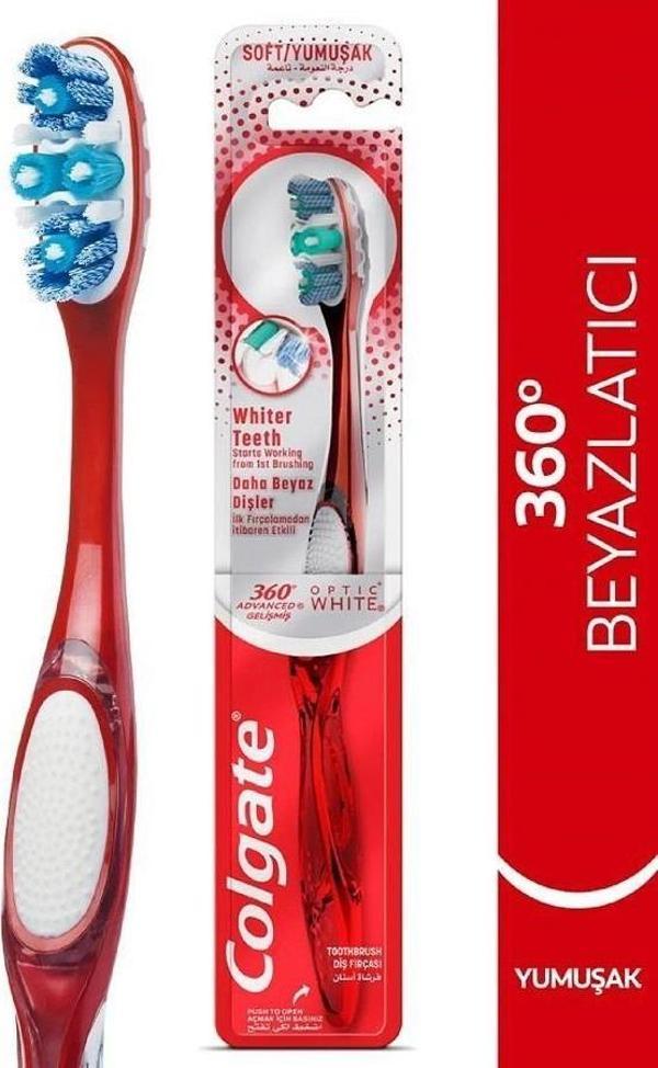 Colgate Optıc Whıte Advanced Gelişmiş Beyazlatıcı Diş Fırçası Yumuşak - Image 1