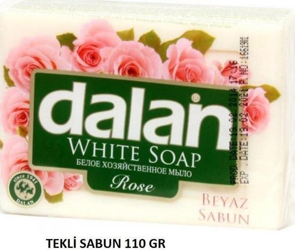 Dalan Beyaz Sabun Gül Tekli 110 Gr - Image 1