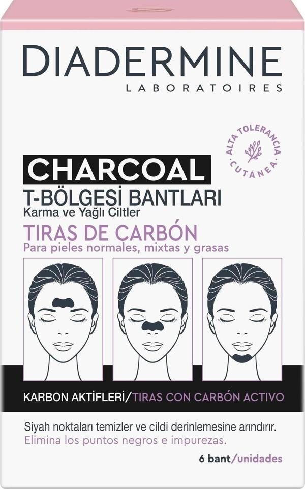 Dıadermıne Charcoal T Bölgesi Bantları 6 Lı - Image 1