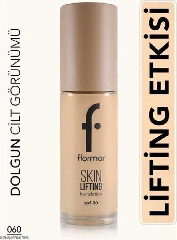 Flormar Skın Lıftıng Foundation 060 Golden Neutral 30 Ml - Image 1