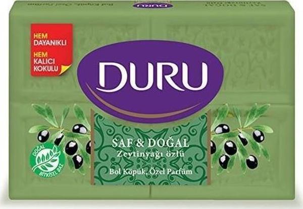 Duru Banyo Sabunu Saf Doğal Zeytinyağlı 4 Lü 600gr - Image 1