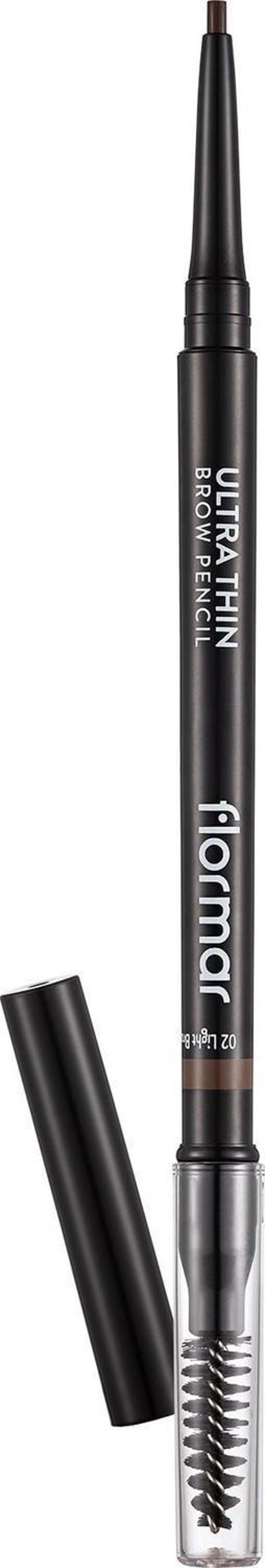 Flormar Ultra Thın Brow Pencıl Kaş Kalemi 02 Lıght Brown - Image 1