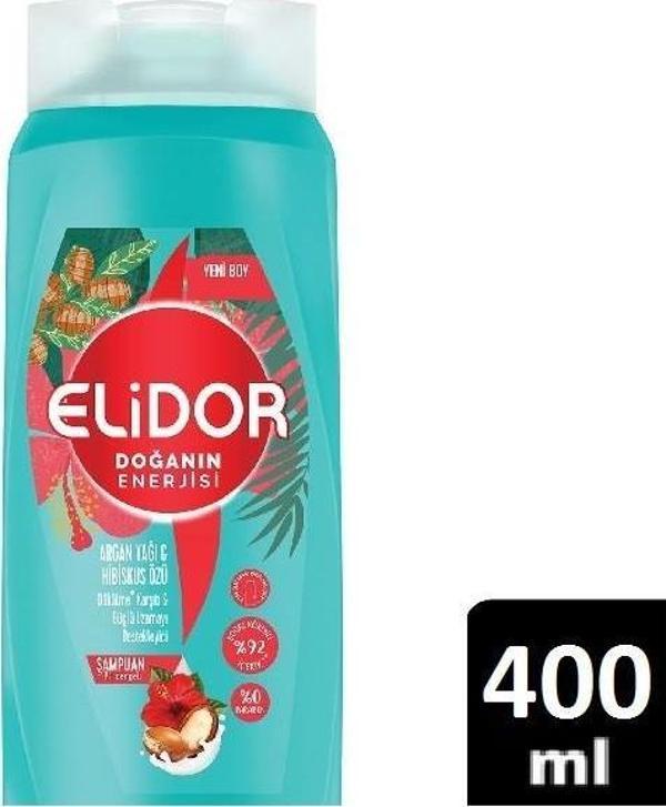Elidor Şampuan Argan Yağı Hibiskus Özü 400 Ml - Image 1