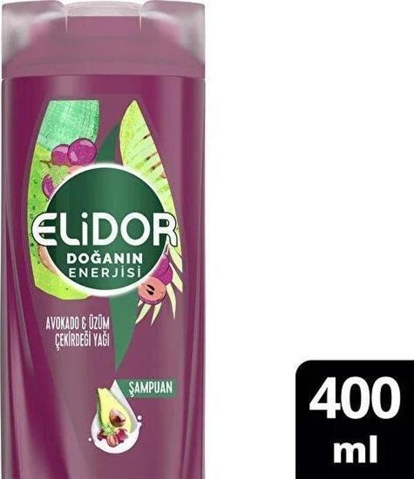 Elidor Şampuan Doğanın Enerjisi Kalın Ve Gür Görünen Saçlar 400 Ml - Image 1