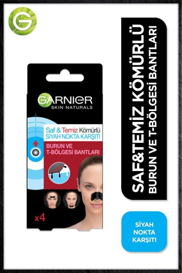 Garnier Saf & Temiz Siyah Nokta Karşıtı Kömürlü Burun ve T Bölgesi Bantları - Image 1