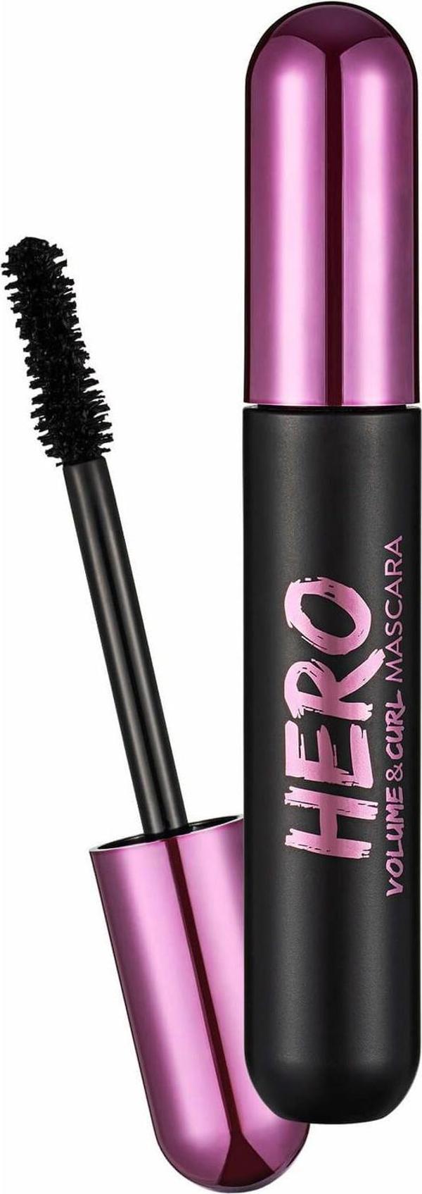 Flormar Hero Volume & Curl Maskara Siyah - Image 1