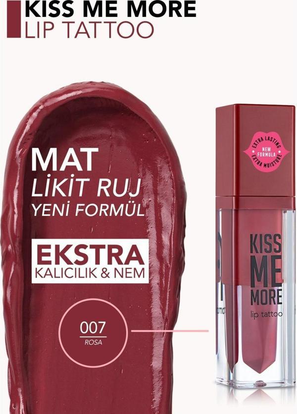 Flormar Kıss Me More Lıp Tatto Ruj 07 - Image 1