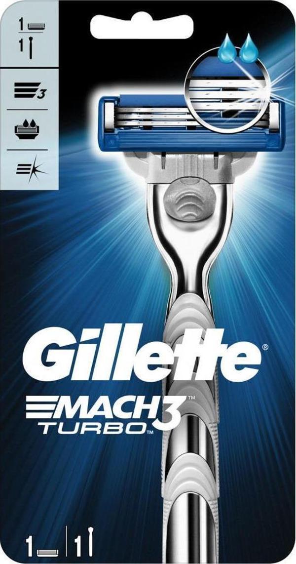 Gillette Mach3 Turbo Traş Makinesi Tekli - Image 1