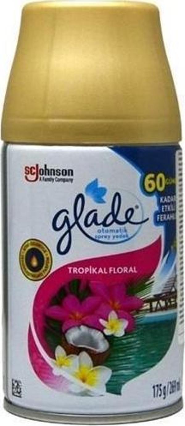 Glade Otomatik Sprey Yedek Tropikal Floral 175 Ml - Image 1