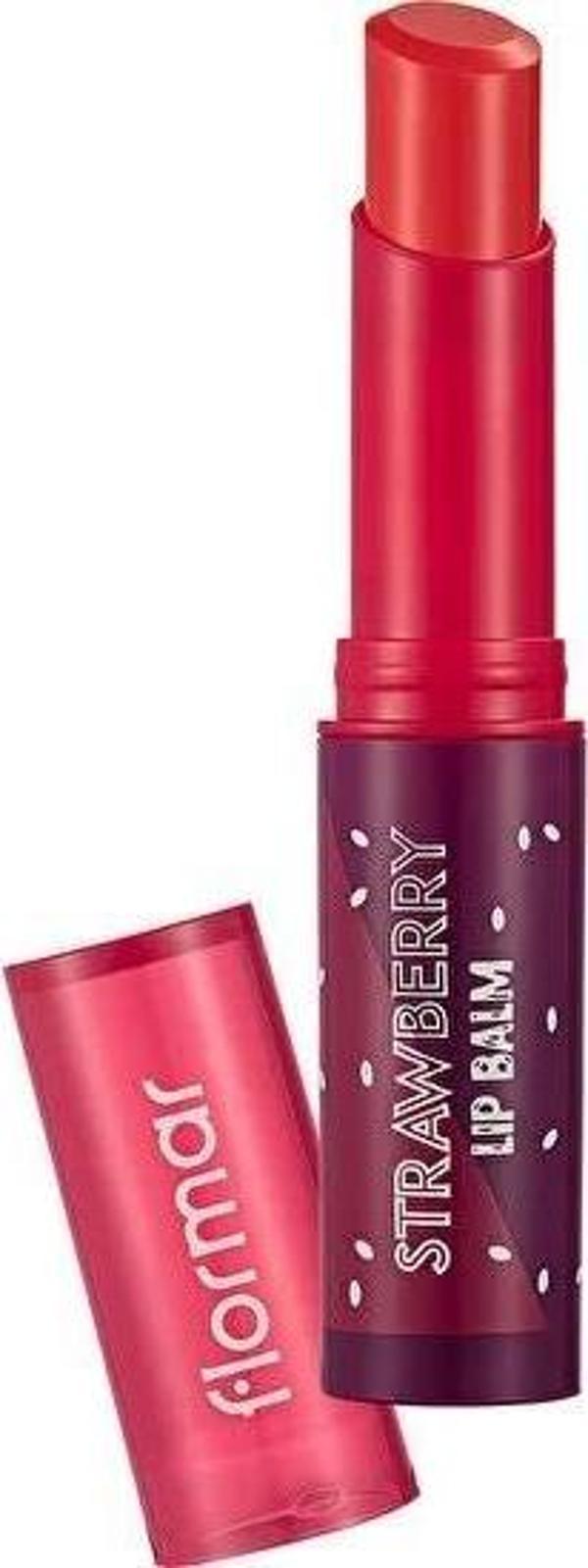 Flormar Lıp Balm Strawberry Çilek Dudak Kremi - Image 1