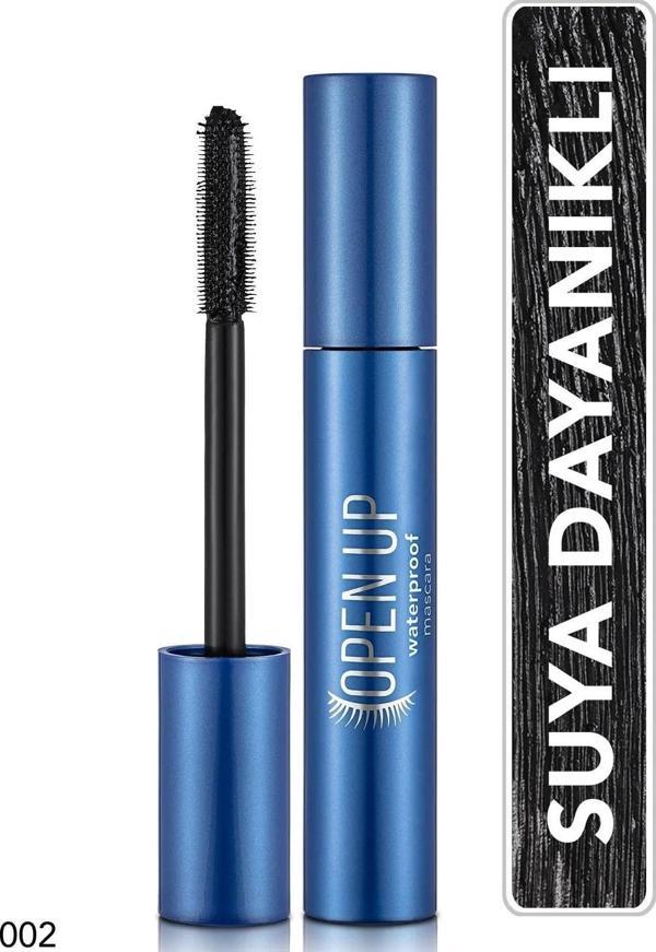 Flormar Open Up Waterproof Maskara Siyah - Image 1