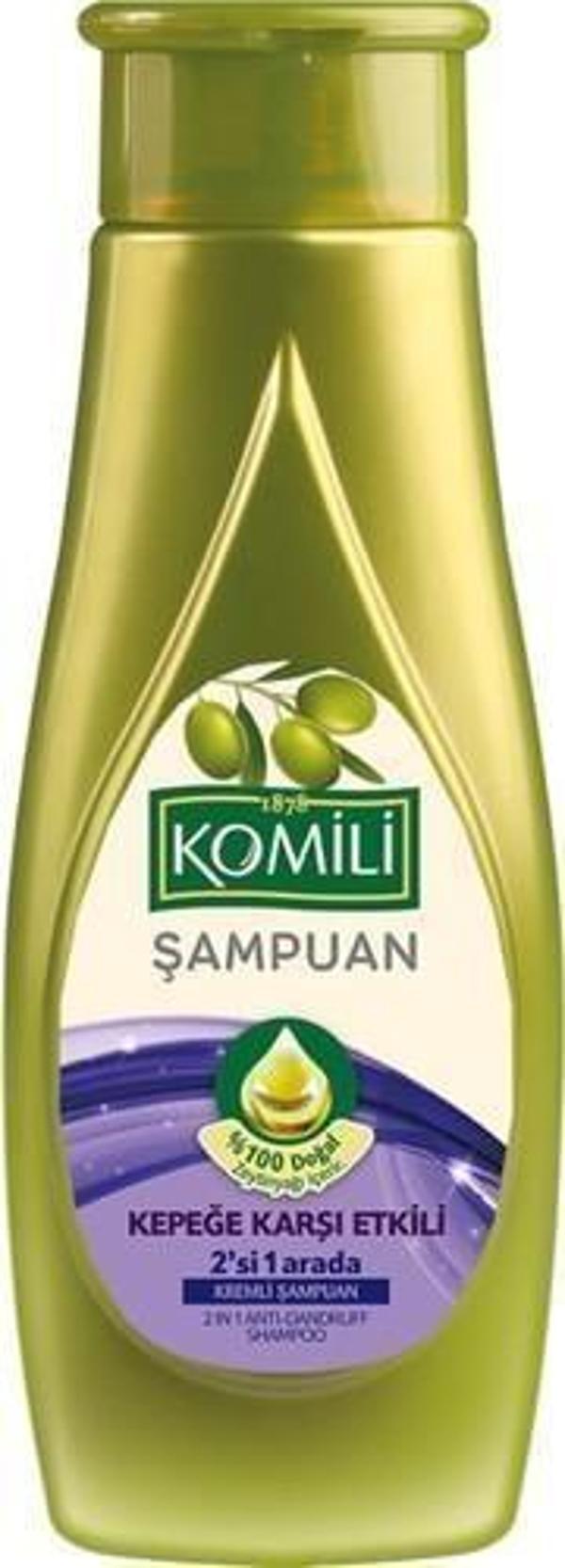 Komili Şampuan Zeytinyağlı Kepeğe Karşı Etkili 2in1 500 Ml - Image 1