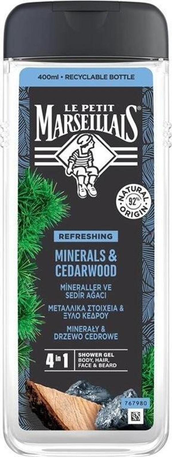 Le Petıt Marseıllaıs Duş Jeli For Men Mineraller Ve Sedir Ağacı 400 Ml - Image 1