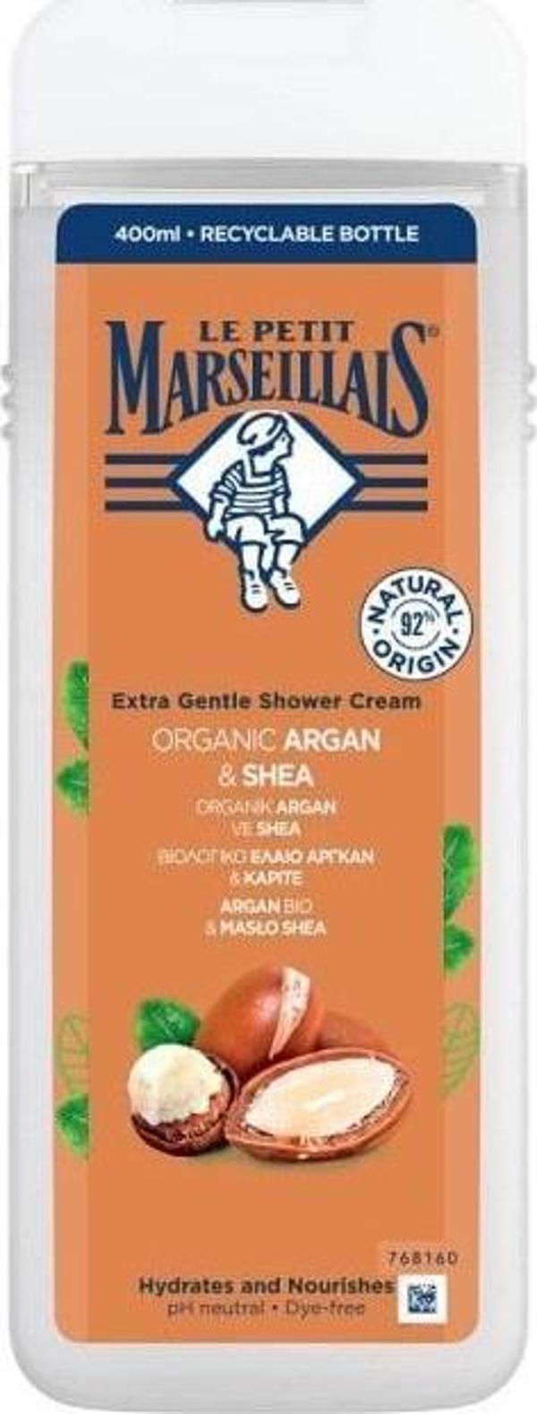 Le Petıt Marseıllaıs Duş Jeli Organik Argan Ve Sea 400 Ml - Image 1