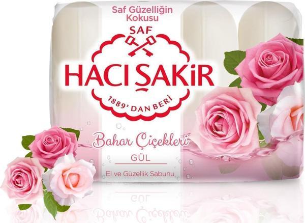 Hacı Şakir Güzellik Sabunu Gül 4x70 Gr - Image 1