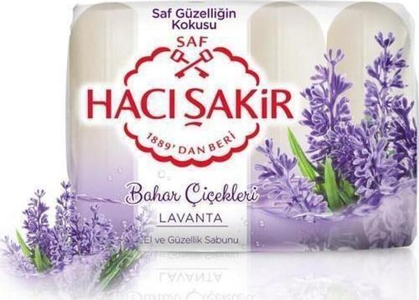 Hacı Şakir Güzellik Sabunu Lavanta 4x70 Gr - Image 1