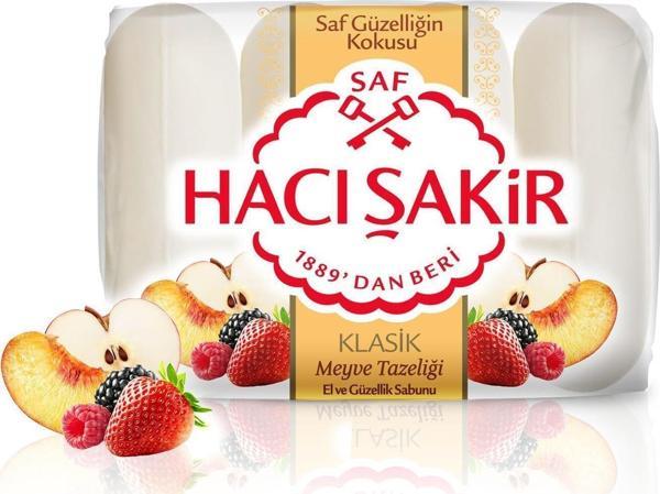 Hacı Şakir Güzellik Sabunu Meyve Tazeliği 4x70 Gr - Image 1