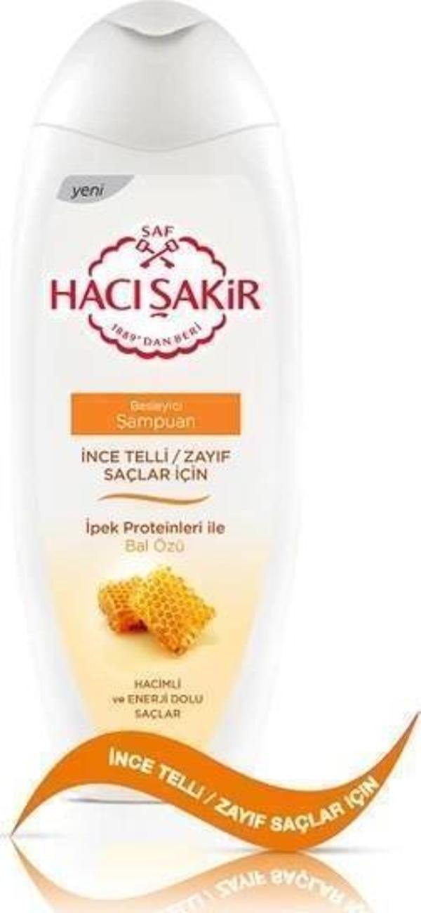 Hacı Şakir Şampuan Bal İnce Telli Zayıf Saçlar 500 Ml - Image 1
