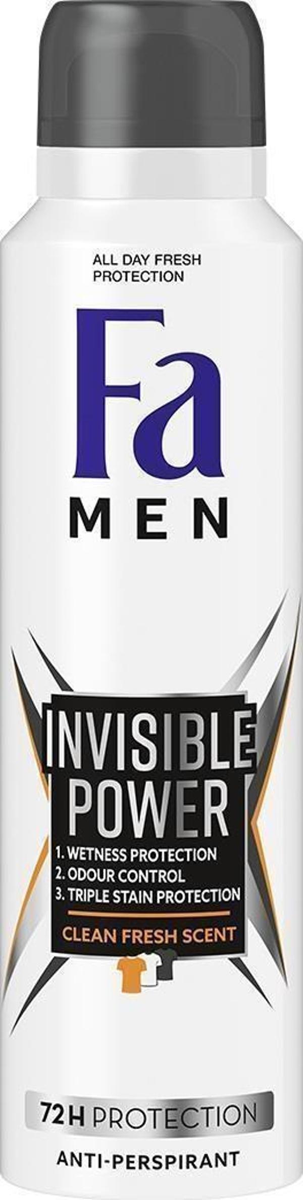 Fa Men Invısıble Power Bay Deodorant 150 Ml - Image 1