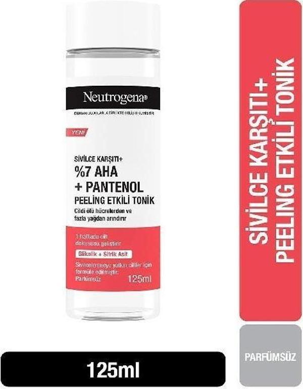 Neutrogena Sivilce Karşıtı Peeling Etkili Tonik 125 Ml - Image 1