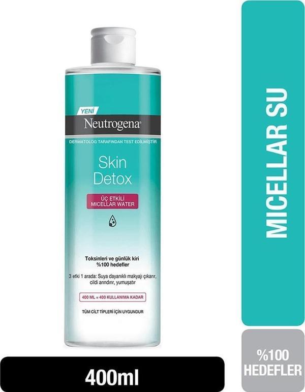 Neutrogena Skin Detox Üç Etkili Mıcellar Water Temizleme Suyu 400 Ml - Image 1