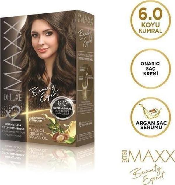Maxx Deluxe Saç Boyası 6.0 Koyu Kumral - Image 1