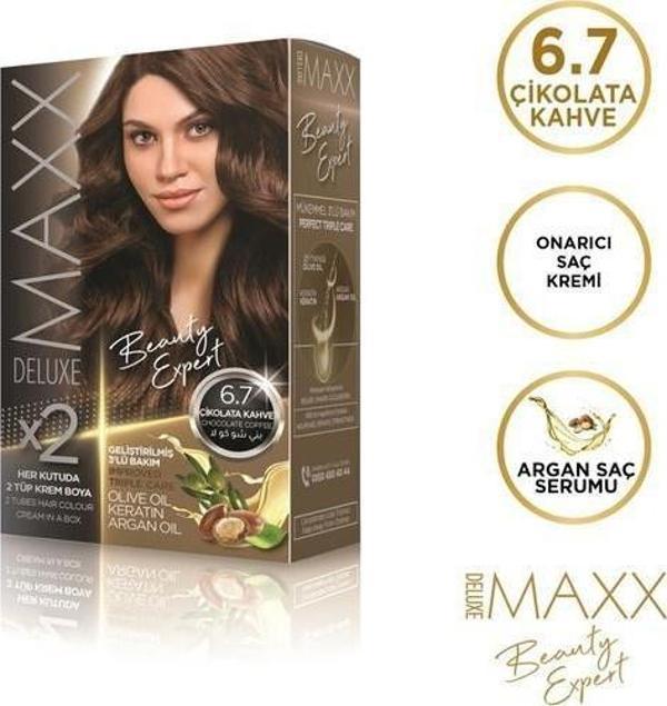 Maxx Deluxe Saç Boyası 6.7 Çikolata Kahve - Image 1