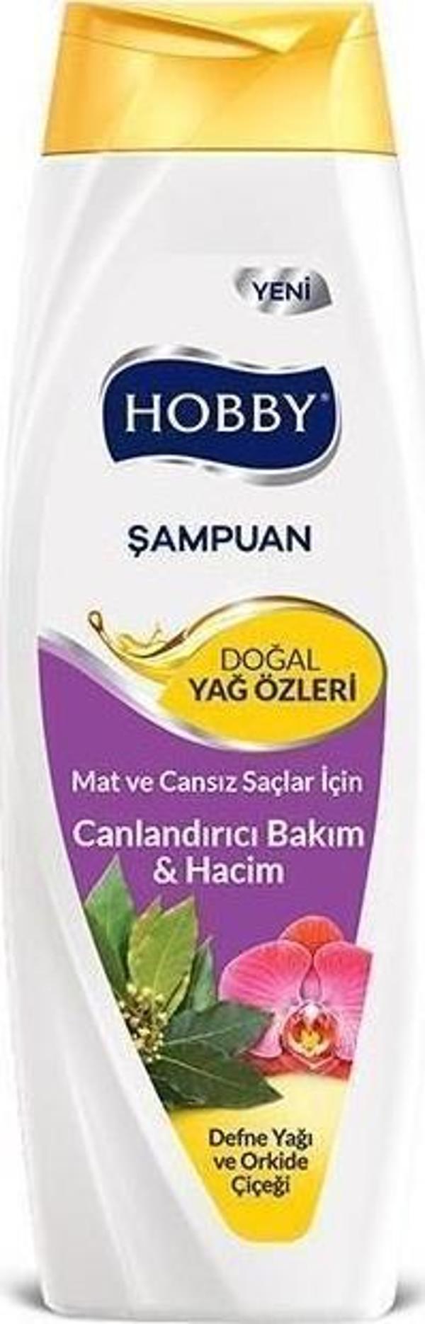 Hobby Şampuan Defne Ve Orkide Özlü Mat Ve Cansız Saçlar 600 Ml - Image 1