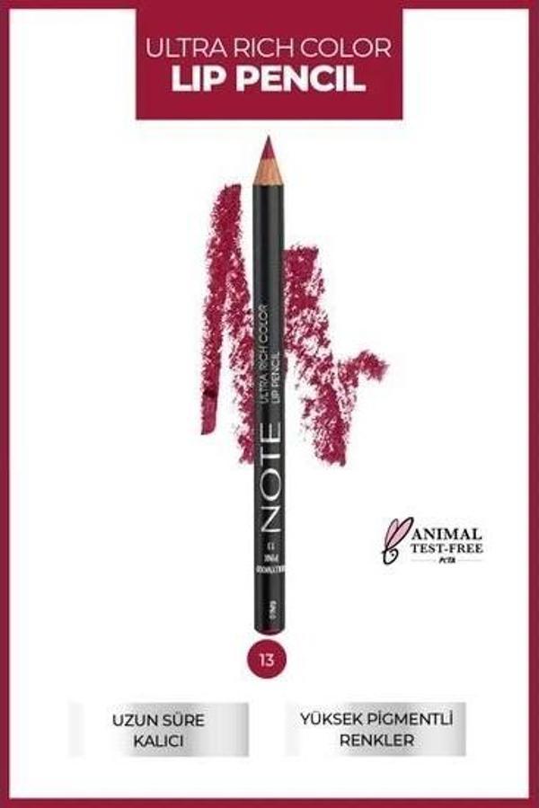Note Ultra Rıch Lıp Pencil Dudak Kalemi 13 - Image 1