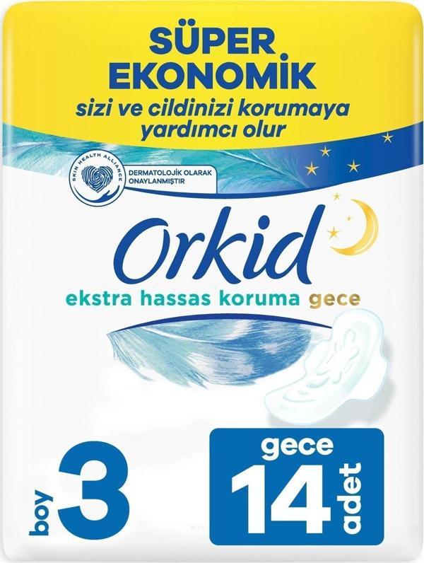 Orkid Ekstra Hassas Paket Gece 14 Lü - Image 1