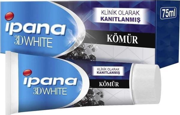 İpana 3d White Beyazlık Charcoal Temizlik Macun 75 Ml - Image 1