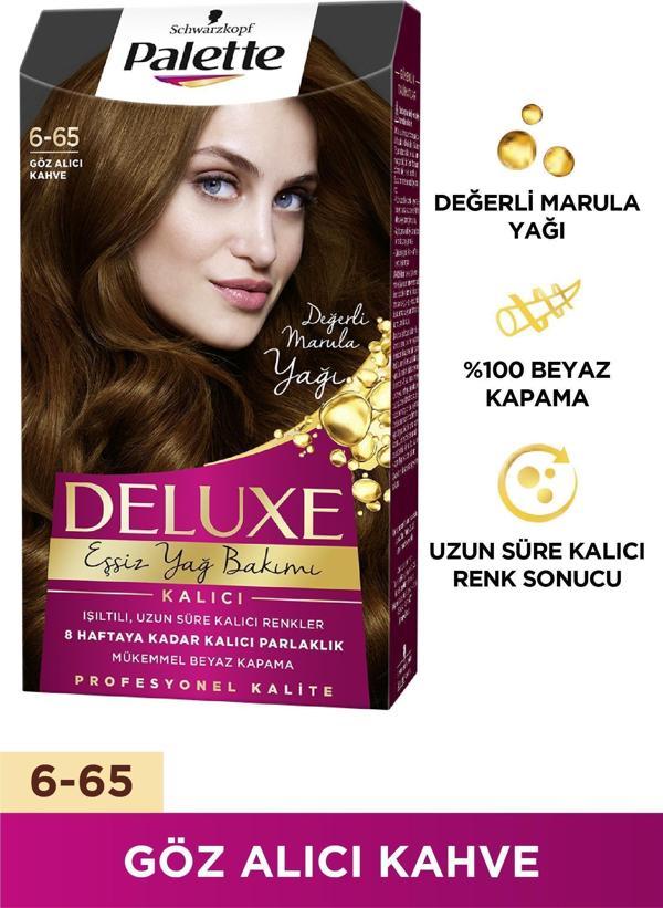 Palette Deluxe Saç Boyası 6-65 Göz Alıcı Kahve - Image 1