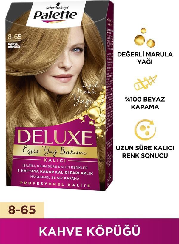 Palette Deluxe Saç Boyası 8-65 Kahve Köpüğü - Image 1