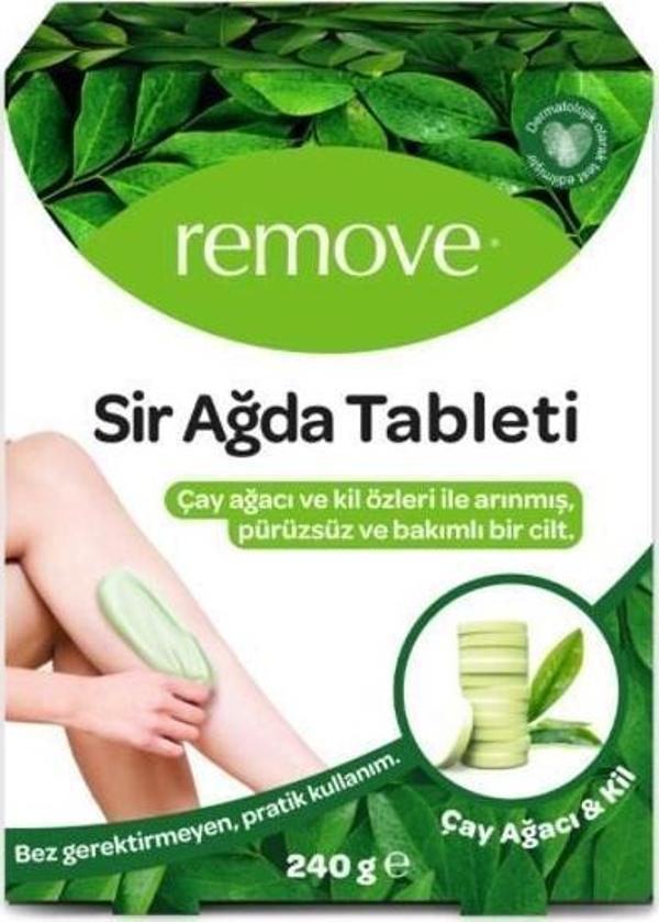 Remove Sir Ağda Tableti Çay Ağacı Ve Kil Özlü 240 Gr - Image 1