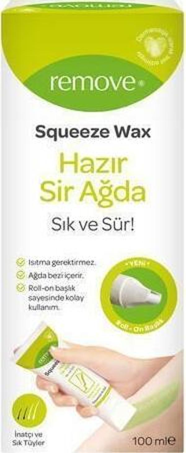 Remove Squeeze Wax Hazır Sir Ağda İnatçı Ve Sık Tüyler 100 Ml - Image 1