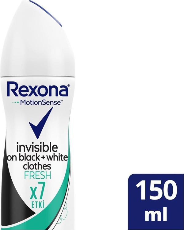 Rexona Black Whıte Fresh Bayan Deodorant 150 Ml - Image 1