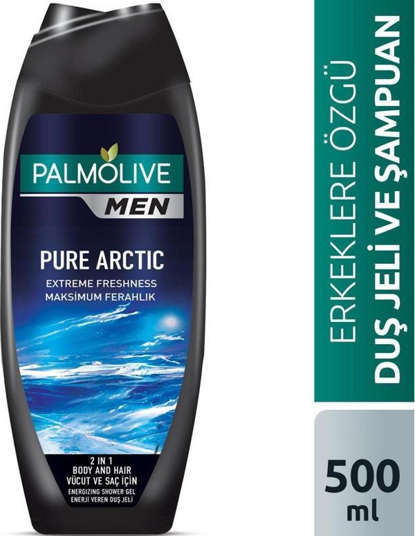 Palmolive Men Duş Jeli Pure Arctıc Maksimum Ferahlık 500 Ml - Image 1