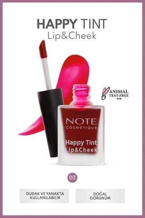 Note Happy Tint Lip & Cheek 03 Sweet Pink - Image 1