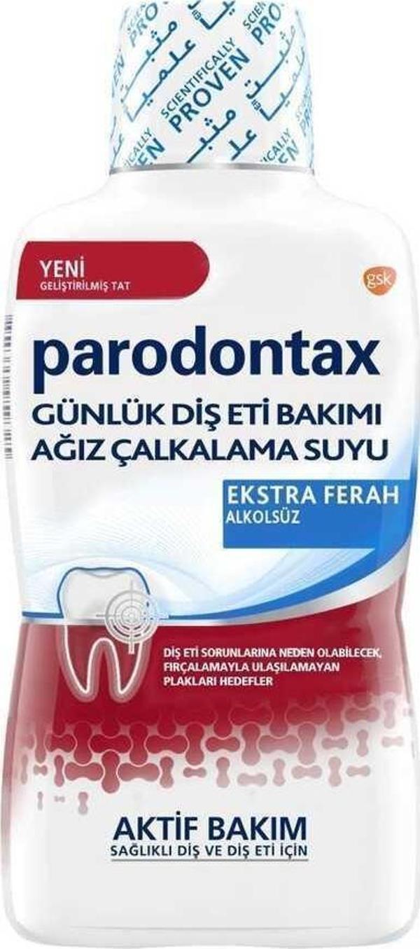 Parodontax Günlük Diş Eti Sağlığı Ağız Çalkalama Suyu Extra Ferah 500 Ml Yeni - Image 1