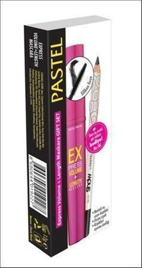 Pastel Express Volume Lenght Mascara+kalem - Image 1