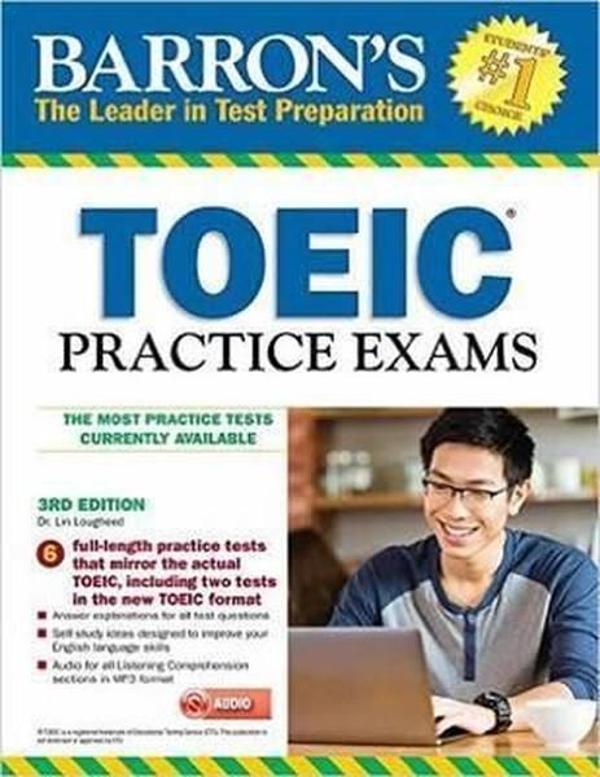 Barron's Toeic Practice Exams with MP3 CD, 3rd Edition - Barrons Educational Series - Image 1