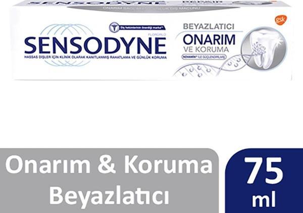 Sensodyne Onarım Koruma Beyazlatıcı Diş Macunu 75 Ml - Image 1