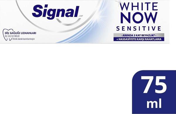 Signal Whıtenow Sensıtıve Diş Macunu 75 Ml - Image 1